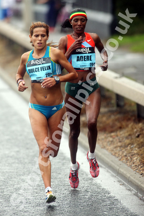 2010 BUPA Great North Run, Duylce Felix leads Adere